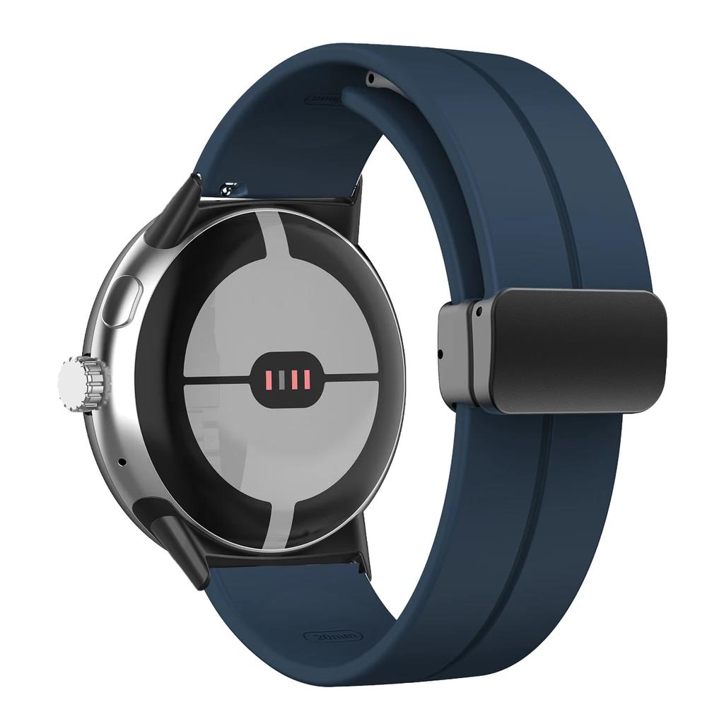 НОВЫЙ силиконовый ремешок для Google Pixel Watch 3 45 мм, ремешок для Google Pixel Watch 1 2 3 41 мм, магнитный браслет-аксессуар
