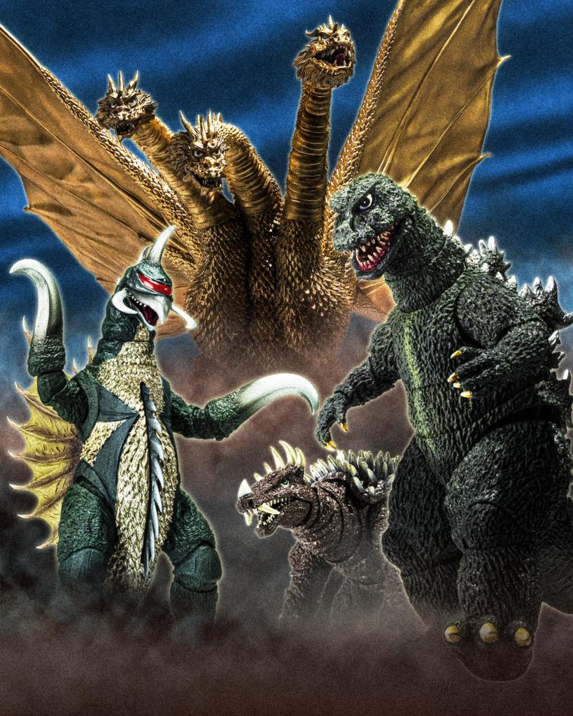 TAMASHII NATIONS Фигурка Годзилла Кинг Гидора [1972] S.H.MonsterArts