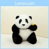 Adorable Realistic Panda Plush Toy Soft Stuffed Animal Doll For Gift And Cuddling