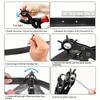 Belt Punch Pliers Multifunctional Punch Hand Tool Puncher Belt Round Hole Flat Pliers Leather Paper Watch Straps Hole Punch Tool