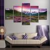 5Pcs Snow Mountain Landscape Decor Canvas Picture Wall Art HD Print Paintings Abstract Pictures Poster Home Decor 5 Pieces