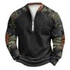 Men's Winter  Buckle Sweatshirt Men's Printed Men's Sweatshirt