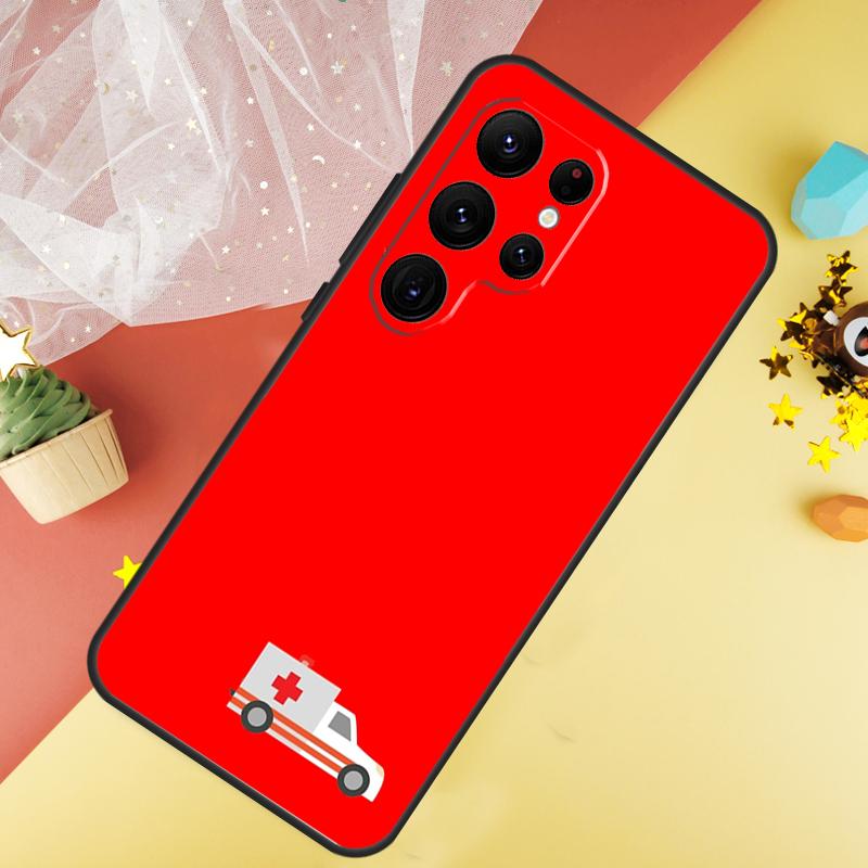 Чехол для телефона EMT EMS Скорая помощь Для Samsung Galaxy S25 Ultra S21 S20 S22 S23 Ultra S9 S10 Plus S24 FE Cover Coque