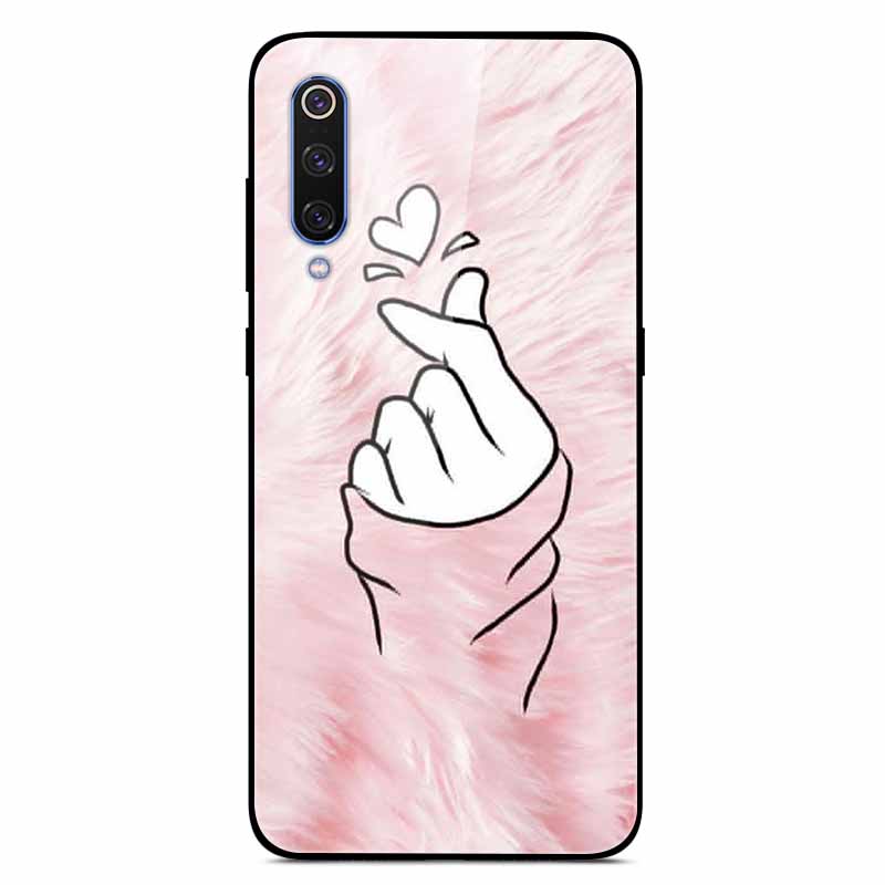 Чехлы для Xiaomi Mi A3 Роскошные Чехлы для Телефона из Закаленного Стекла Космические для Xiaomi MI 9 Lite Чехол 9lite MiA3 Жесткий Защитный Задний Корпус