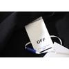 1181 Off-White 2025 Лето Новая Белая футболка с принтом облака, букв и стрелок с коротким рукавом для мужчин и женщин