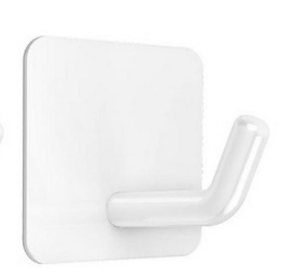 Крючок Weds из нержавеющей стали с липкой основой и защитой от проколов для одежды, ванной комнаты, кухни, туалета или примерочной.