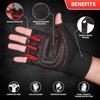 Fitness Half Finger Gloves Men and Women Wrist Guard Sports Dumbbell Riding Non Slip Horizontal Bar Exercise Training