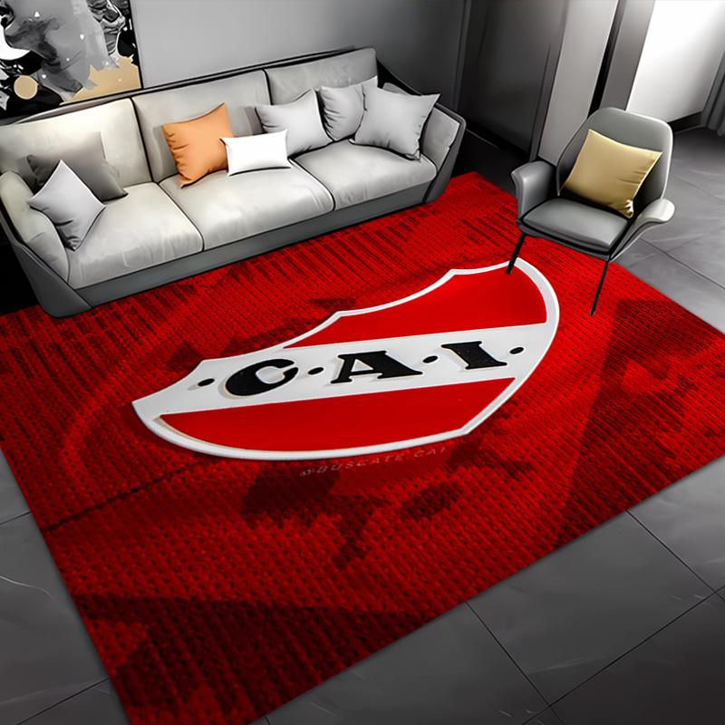1pc Club Atlético Independiente Entrance Mat, Non-Slip Mat Area Rug,Room Decor, Outdoor Decor, Kitchen Rug,Doormat - Machine Washable, Easy to Clean