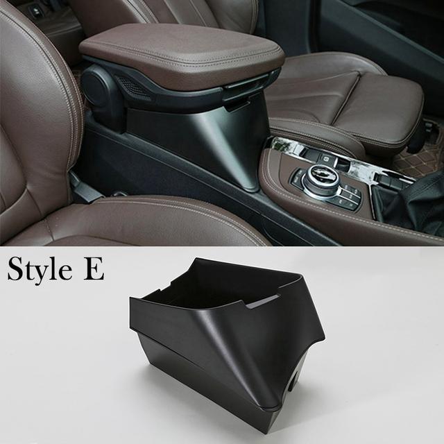 Car Central Armrest Storage Box Container Holder Tray For BMW X1 F48 2016- X2 F47 2018- Car Accessories Left Hand Drive