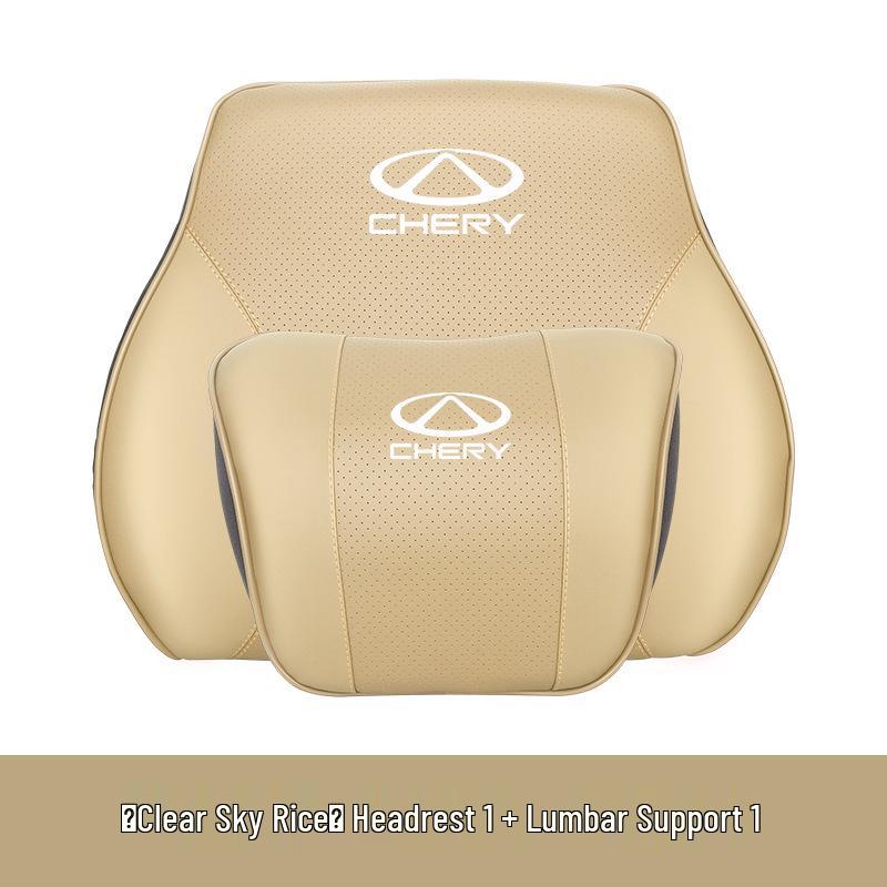 Chery Car Neck Support Pillow: Compatible with Little Ant QQ, Ice Cream Arrizo 5, Tiggo 8 Headrest