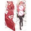 180 см аниме DARLING In The FRANXX-Zero Two наволочка Dakimakura чехол 3D двухстороннее постельное белье обнимающее тело наволочка для взрослых