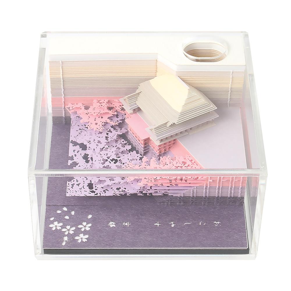 Customized Creativity Cute House Model Custom 3D Memo Pad Sticky Note Notepads Tear Promotional Memo Pads Stationery