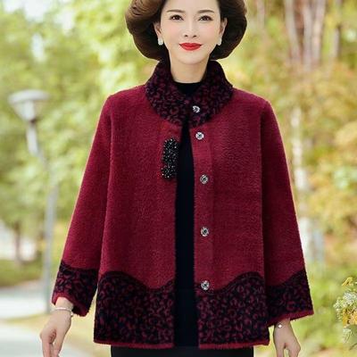 Осенне-зимняя женская утолщенная шуба из искусственной норки, короткий плюшевый вязаный кардиган, свитер, пальто