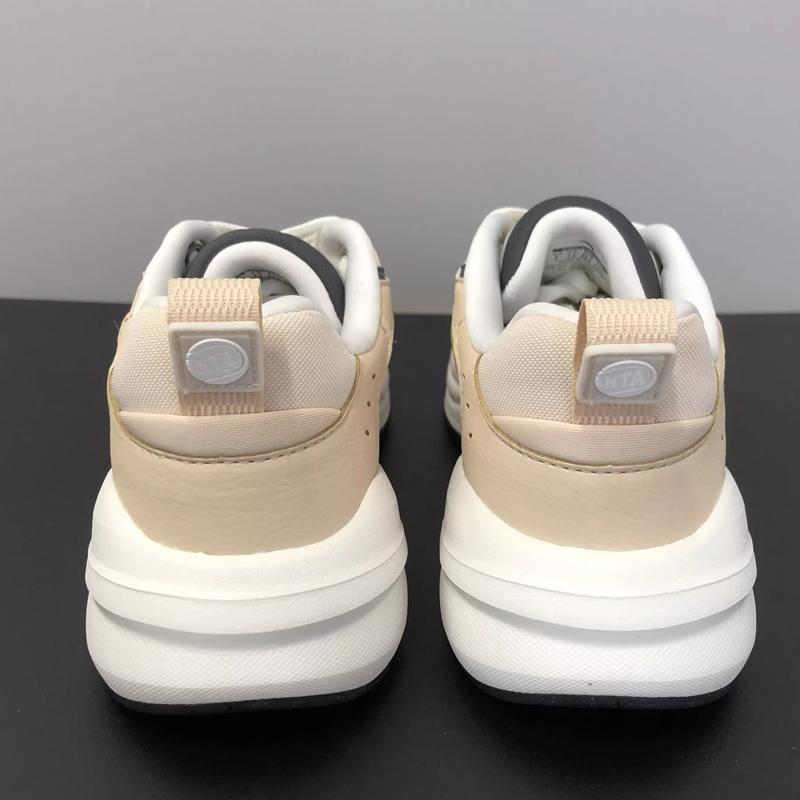 Anta Ace Trendy Versatile Shock Absorbing Wear Resistance Low Top Dad Shoes Men sketches Champagne 912338802-16