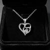 S Silver Cat Claw Heart Pendant Necklace Easy-to-wear jewelry for women Birthday, holiday, and everyday wear gifts