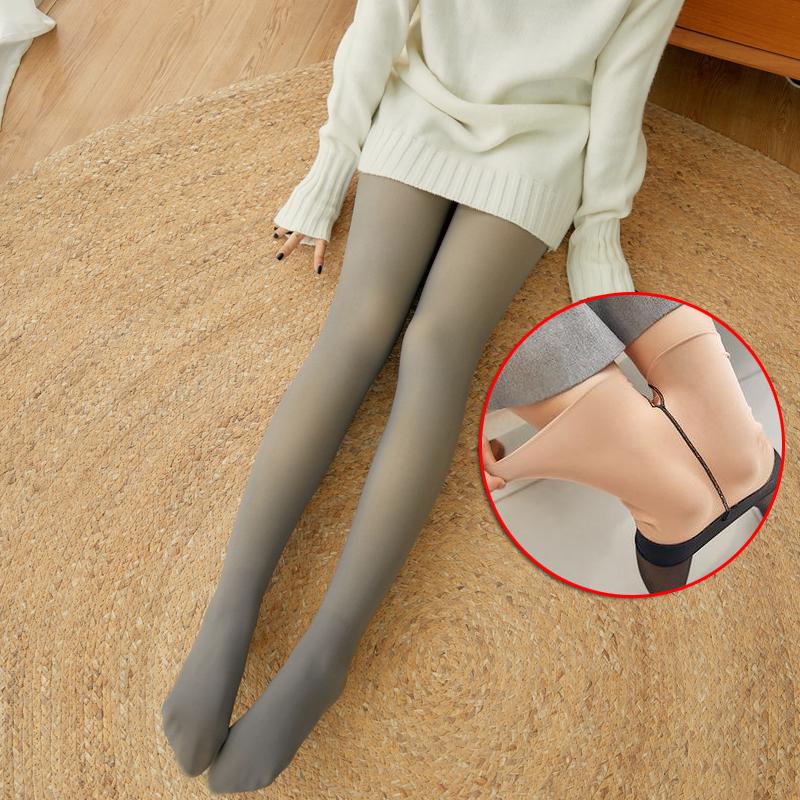 Тонкие женские леггинсы с высокой талией