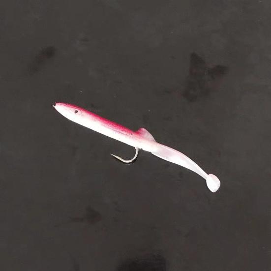 5 шт./уп. 12 см/4,2 г ПВХ рыболовная приманка Легкая ударопрочная искусственная приманка-угорь для морской рыбалки