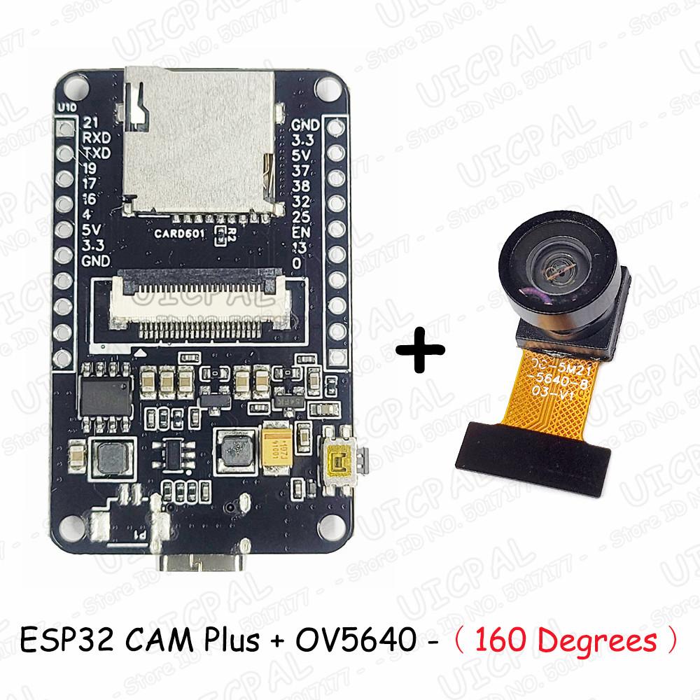 Новый комплект модуля камеры OV1611 ESP11-CAM Плата разработки WiFi Bluetooth Автофокус 66 111 161 градусов Модуль камеры с TF TFT