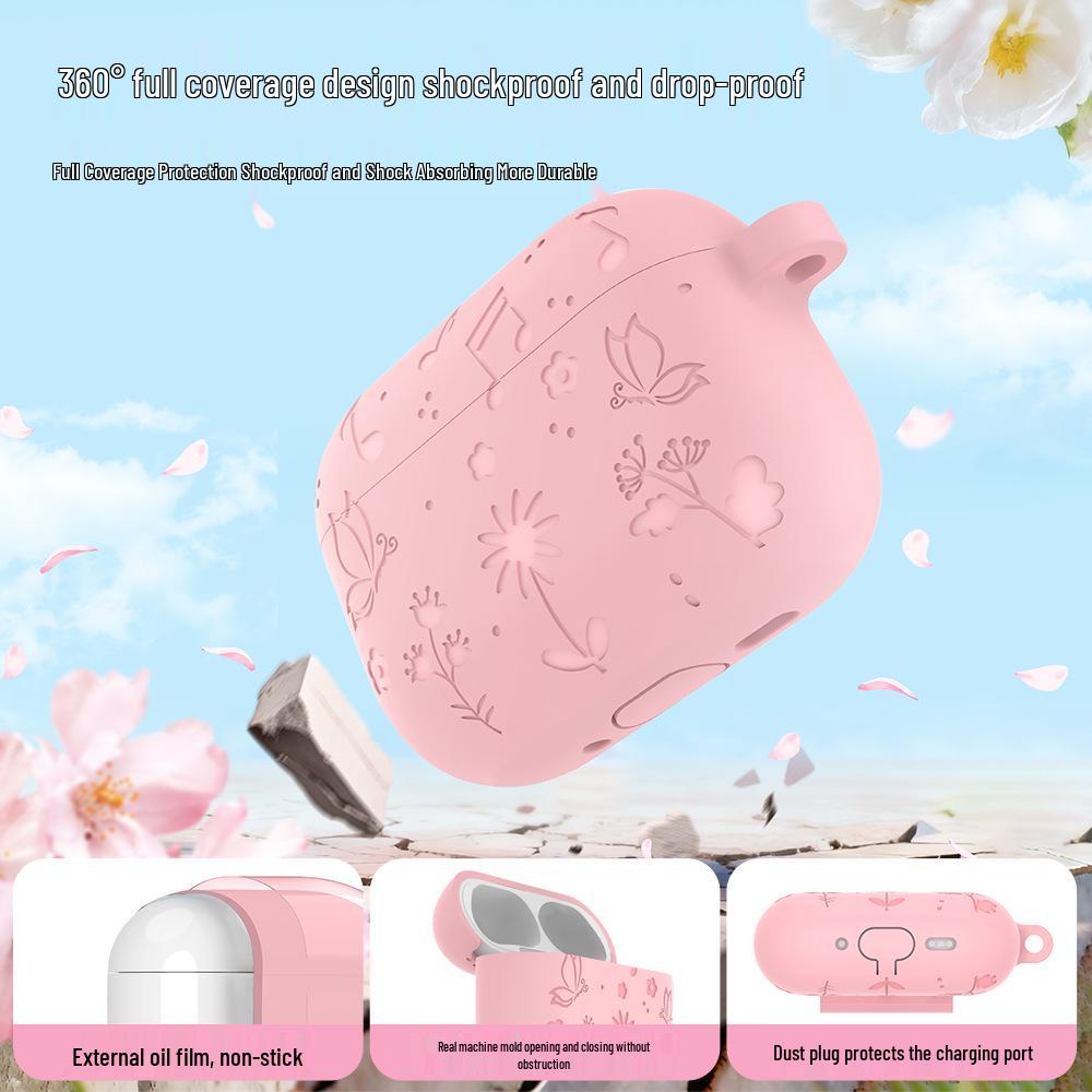 Защитный чехол для AirPods Pro 3: Креативный 3D-резной дизайн