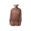 Jordan Детская флисовая толстовка с круглым вырезом Brooklyn Essentials, темно-коричневая, HQ7091-258