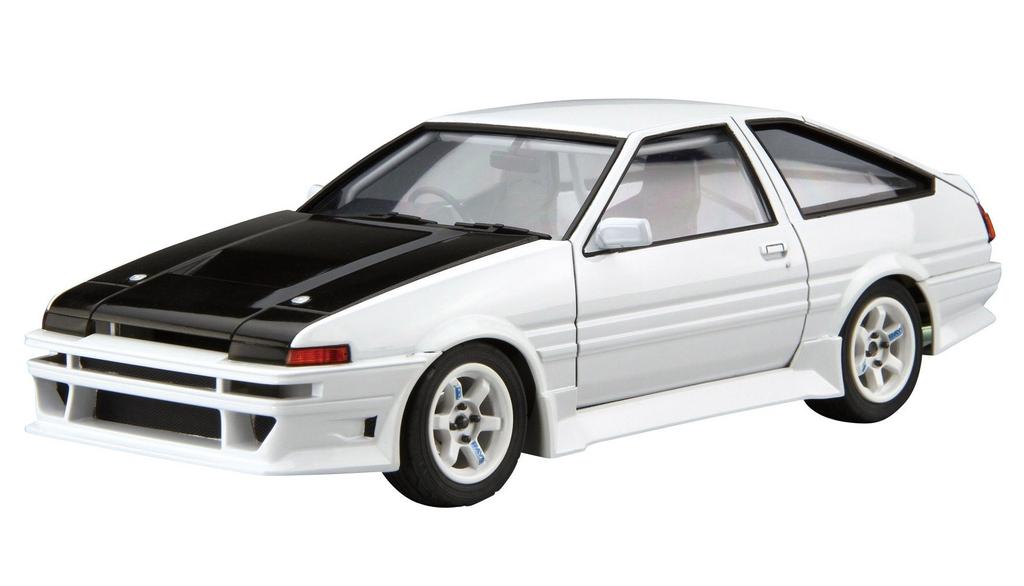 Aoshima Bunka Kyozai Масштаб Серия Тюнингованных Автомобилей 45 Авто Бутик Клуб Toyota AE86 Trueno 1985 Пластиковая Модель 1/24 №