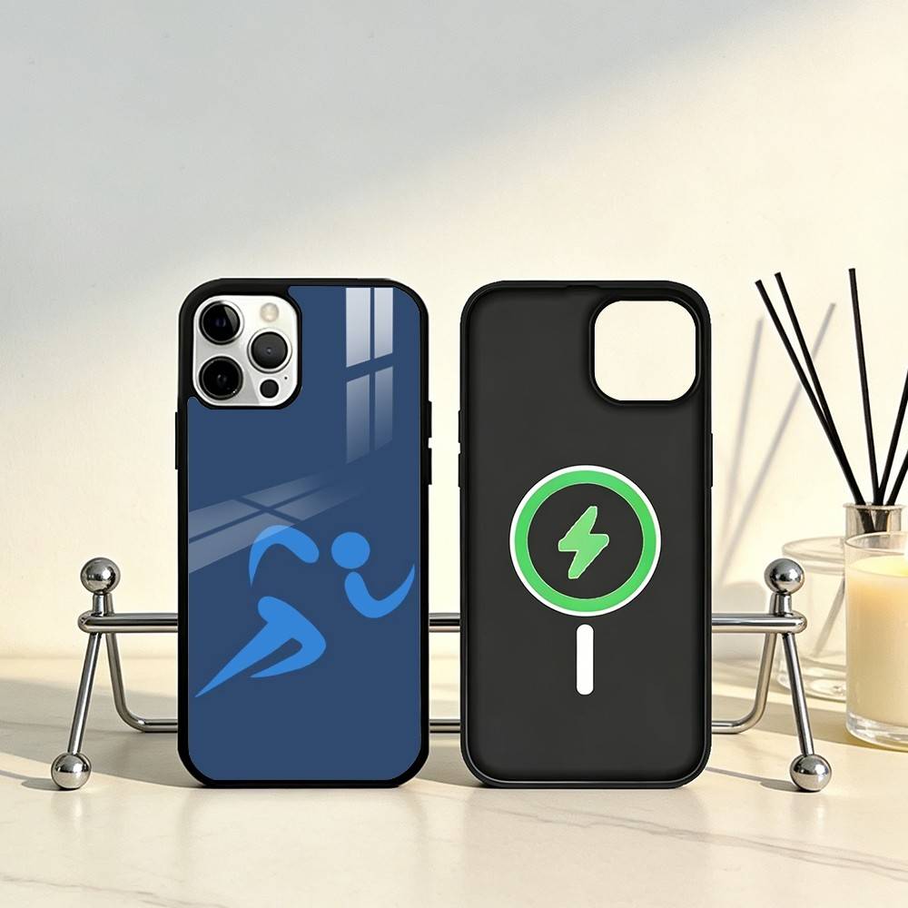 I Love Running Phone Case For iPhone17,16,15,14,13,12,11 Plus,Pro Max Magnetic For Magsafe Wireless Charging