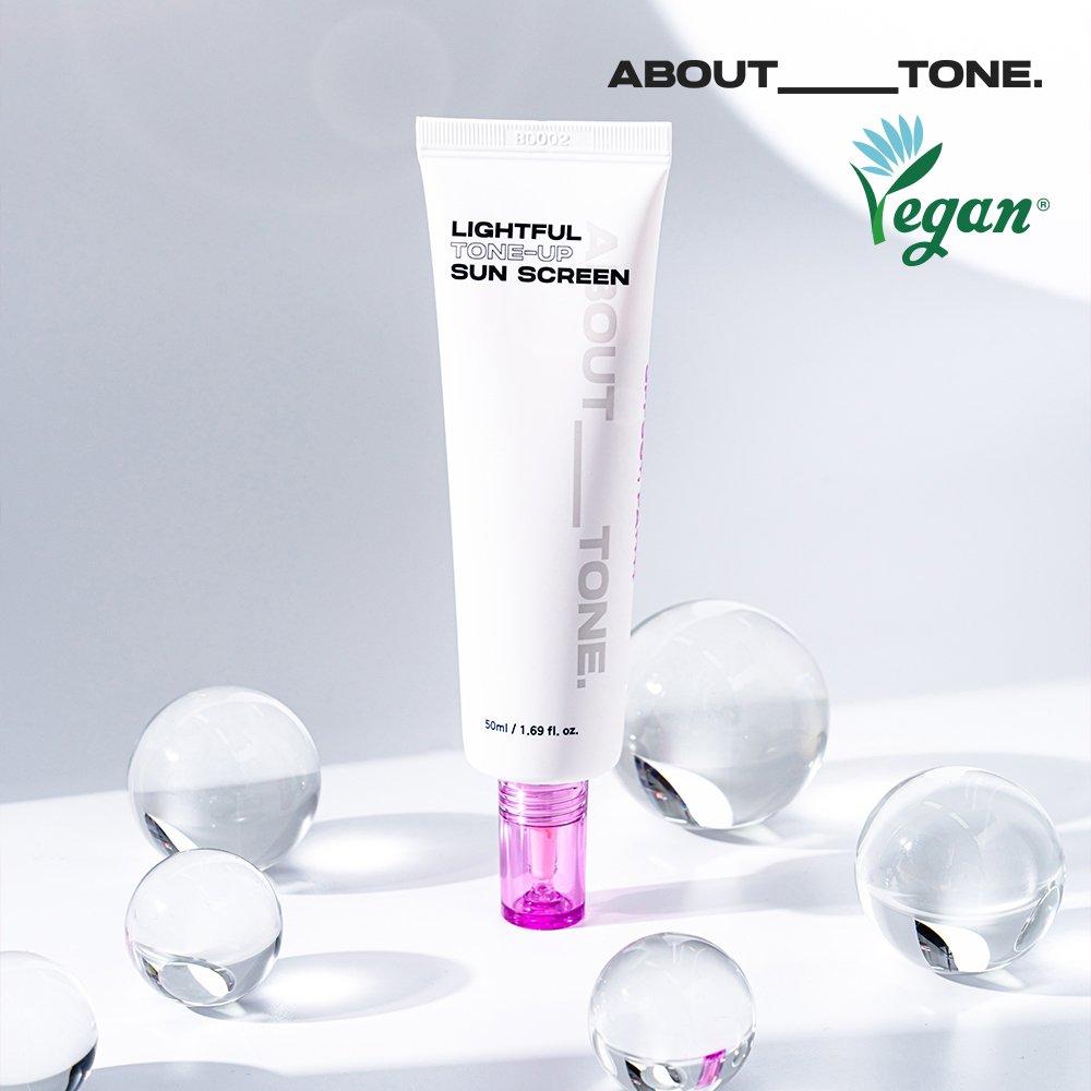 ABOUT TONE Солнцезащитный крем Lightful Tone-Up (SPF50 + / PA ++++) 50мл