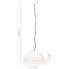 VidaXL Lampe Suspendue Industrielle Vintage Luminaire Eclairage Suspension Salon Chambre à Coucher Salle à Manger Maison 25 320544