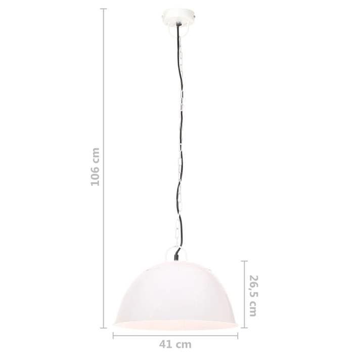 VidaXL Lampe Suspendue Industrielle Vintage Luminaire Eclairage Suspension Salon Chambre à Coucher Salle à Manger Maison 25 320544