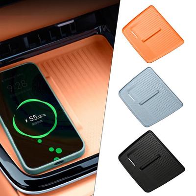 Для Changan Deepal S05 Беспроводная зарядка Силиконовый нескользящий коврик Органайзер центральной консоли Аксессуары для интерьера