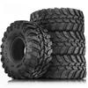 4Pcs 2.2in Crawler Tires Oversized 136mm Rubber Tyre for 1/8 RC Car Axial Yikong YK4083 CROSSRC Rhinoceros Upgrade Parts