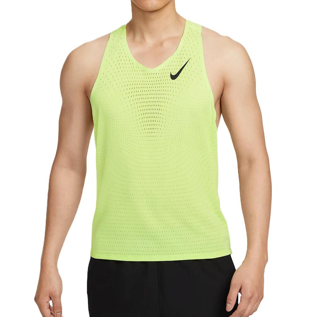 Nike Aeroswift Dri-Fit Adv Однотонный Влагоотводящий Дышащий Минималистичная Мода Универсальная Удобная Майка Мужские Топы FN4232736