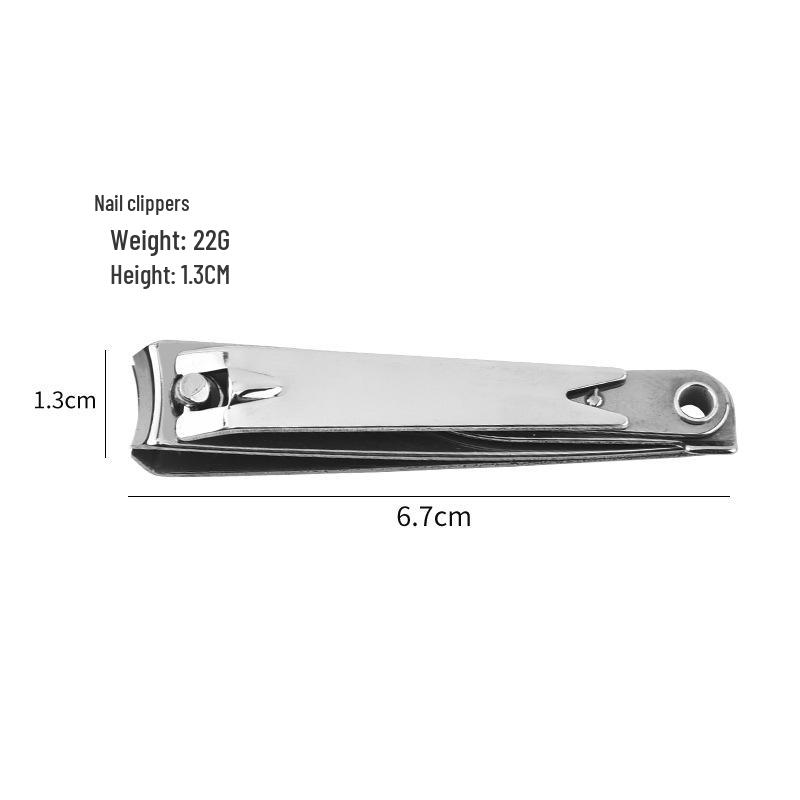 Большие многофункциональные кусачки для ногтей из нержавеющей стали с маленьким ножом