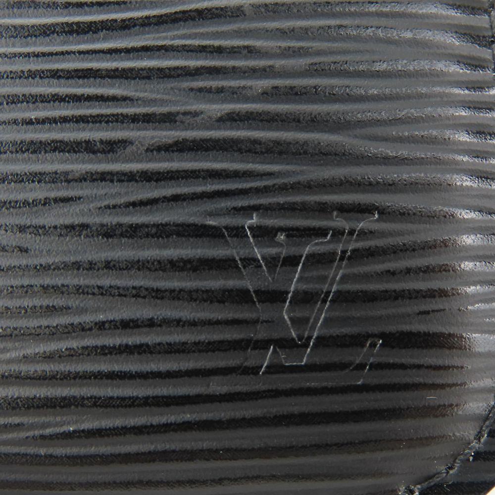 Used LOUIS VUITTON Coin case Pochette Cre M66602 Epi Leather Noir black Multi pouch