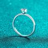 D Color  VVS1 Moissanite Rings Round Classic Trendy Women Man Fine Jewelry GRA Certified S925 Sterling Sliver Plated 18k Ring