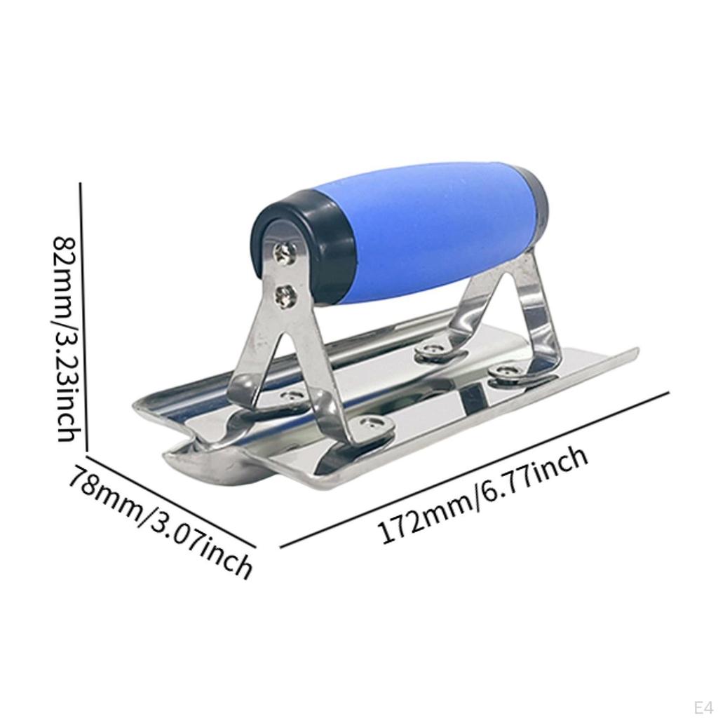 Edge Plastering Round Corner Trowel Handheld Drywall Tool Concrete Edger for Finishing Job