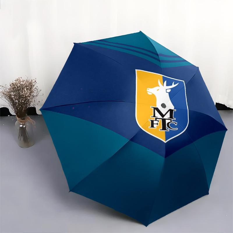 Mansfield Townpattern, automatic folding umbrella, portable and foldable design, 8 ribs, a Christmas or birthday gift.