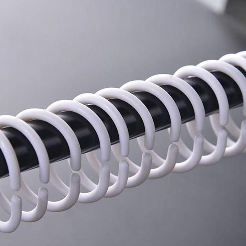 Крючки для ванной комнаты 12 шт. Аксессуары C-образный направляющий для штор