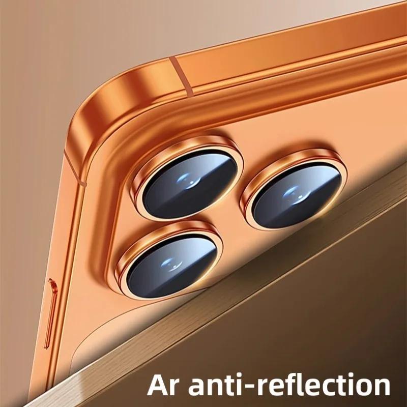 Metal Camera Protector Glass for IPhone 17 Pro Series Anti-Scratch Alloy Black Lens Ring Cover for IPhone 17 Pro Max /17 Pro