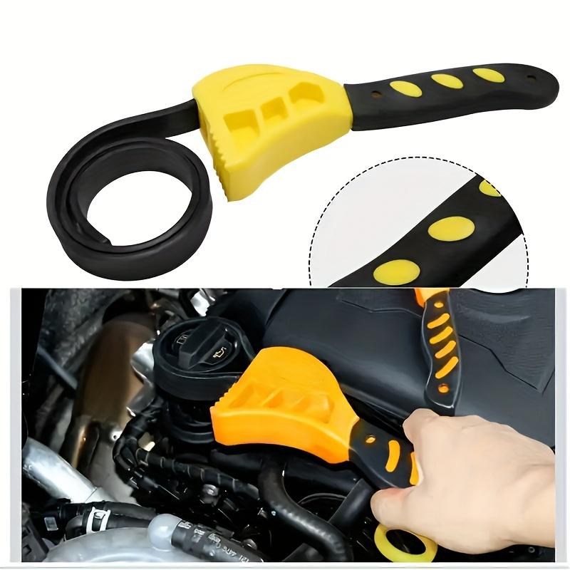 8inch Belt Wrench Oil Filter Puller Strap Spanner Chain Wrench Strap Opener Adjustable Disassembly Tool Universal Strap