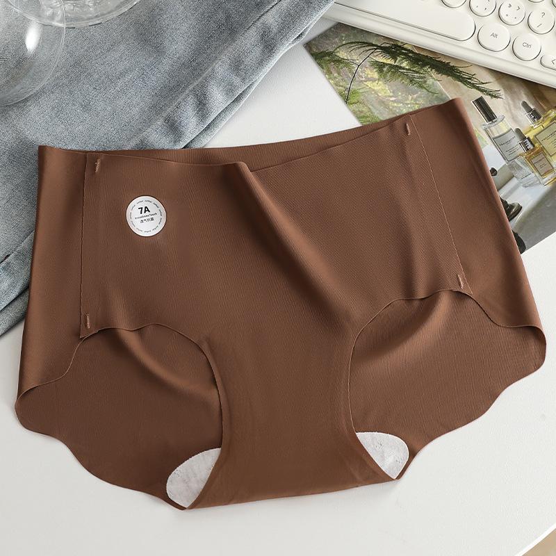 Волнистый комфорт: Высокоэластичные хлопковые трусики для йоги со средней посадкой и антибактериальной ластовицей для женщин