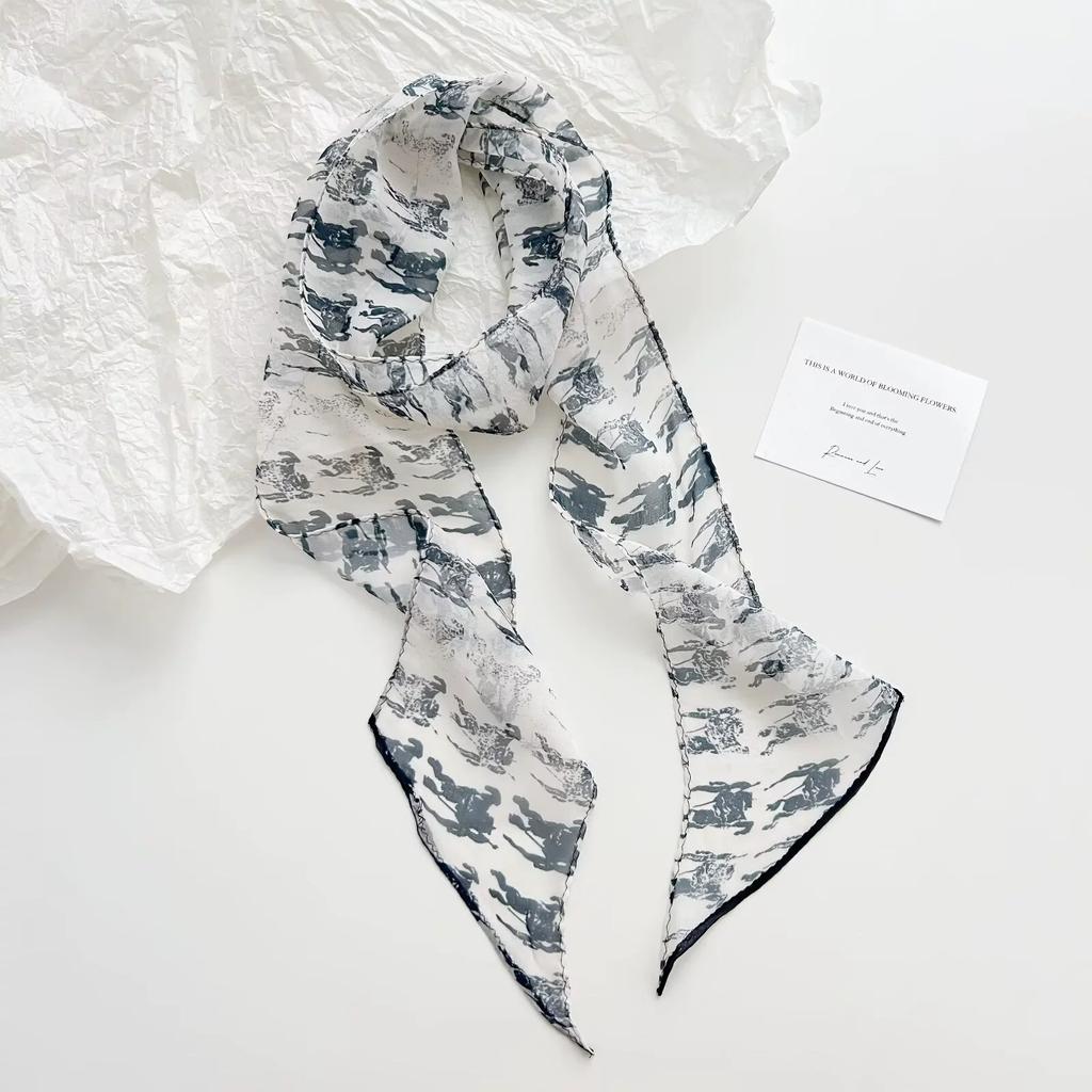 100% Nature Silk Scarf Fashion Women Scarves Shawl Hijab Bandana Kerchief Pashmina Neckerchief Foulard Female Echarpe 10*150cm