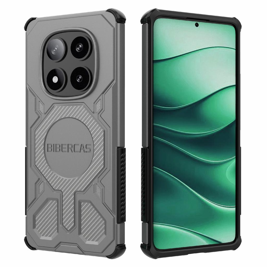 BIBERCAS J-16 Series For Xiaomi Redmi Note 14 Pro 5G Case Compatible with MagSafe Anti Drop TPU+PC Phone Cover