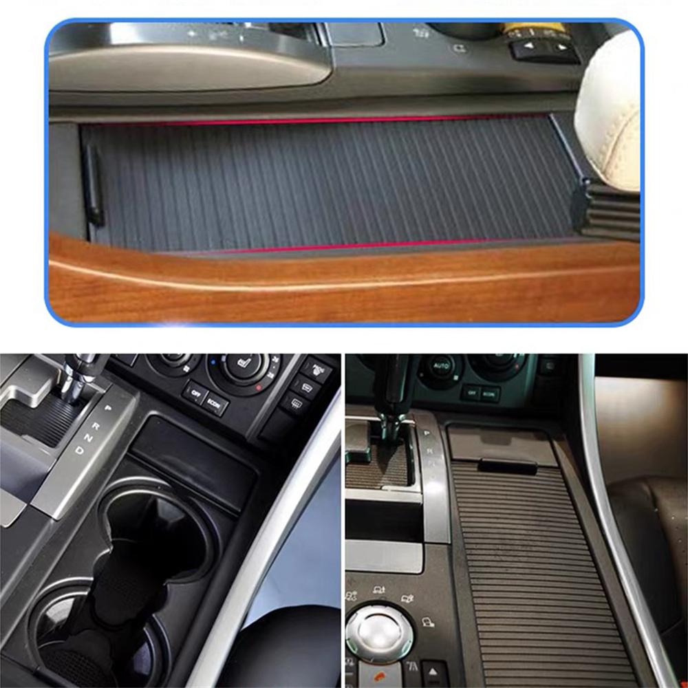For 05-09 Range Rover Sport Center Console Cup Holder Cover Sliding Roller Blind