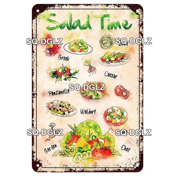 SQDGLZ Vintage Pizza Delicious Food Metal Sign Tin Sign Plate Home Bar Door Wall Decor Sticker Decoration Plaque Poster Gift