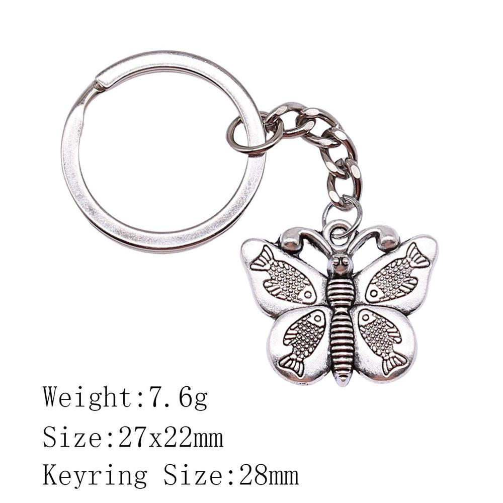 Рождественские украшения Автомобильный брелок Пчела Бабочка Брелок Дешевые вещи Детский брелок