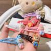 Labubu Candy Color BB Clip: Sweet Cartoon Side Bangs Hair Clip for Girls - Gentle On Hair.