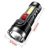 Powerful LED Torch USB Charging High Power COB Waterproof Flashlight Outdoor Camping Long Range Range Lantern