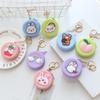 1Pcs Cute Animal Round Coin Wallet Simple Mini Silicone Coin Purse Keychain Pouch Cartoon Money Coin Key Earphone Holder