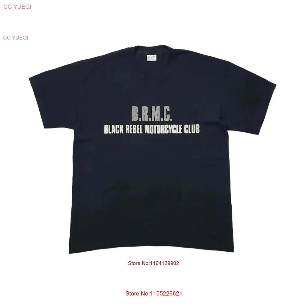 Vintage 2001 Black Rebel Motorcycle Club Brmc Uk Tour T Shirt Size Xl Rare 00s Indie Blues Psychedelic Rock Garage Concert Tee